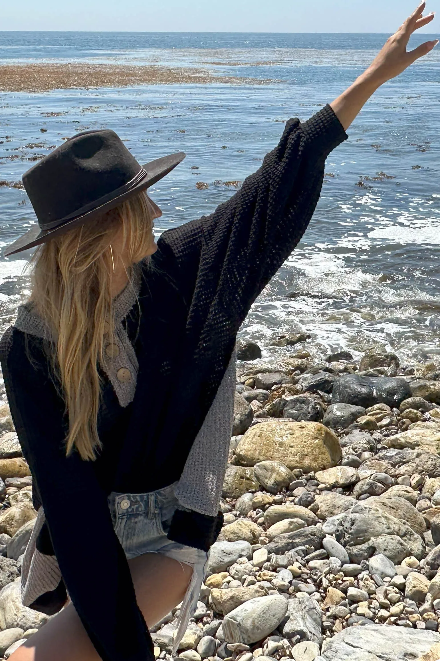 Alina Oversized Block Knit