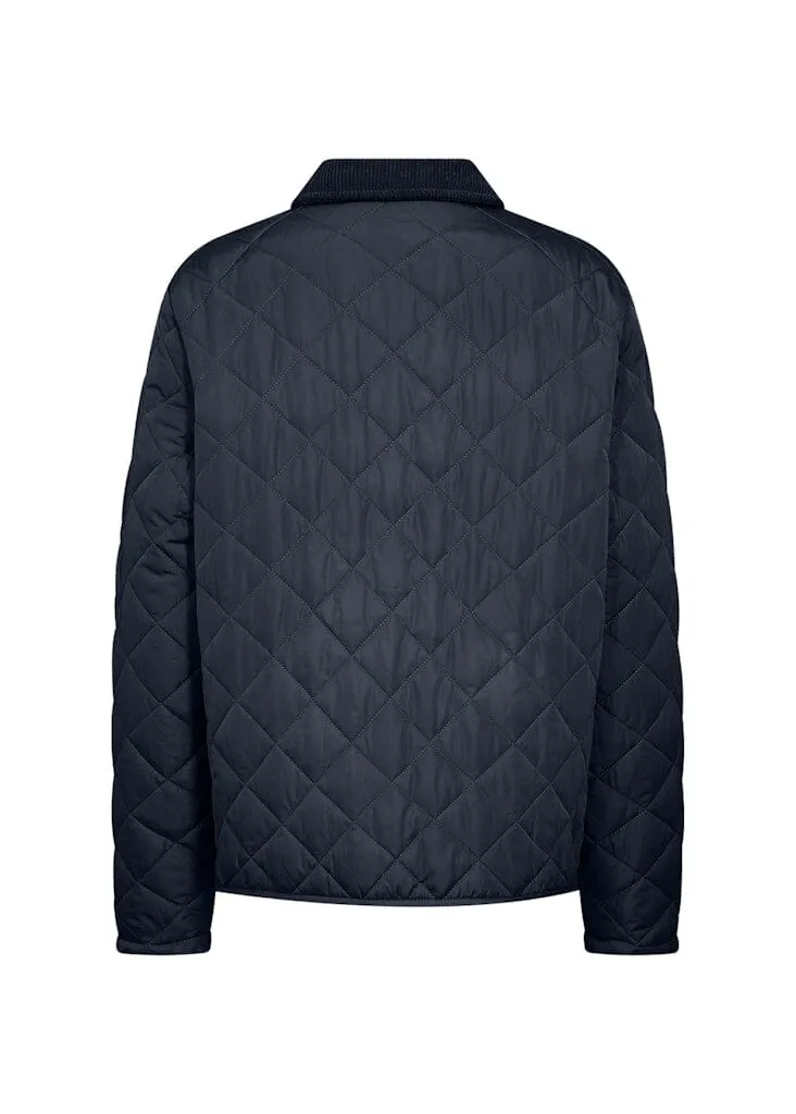 Fenya Jacket with Buttons in Navy