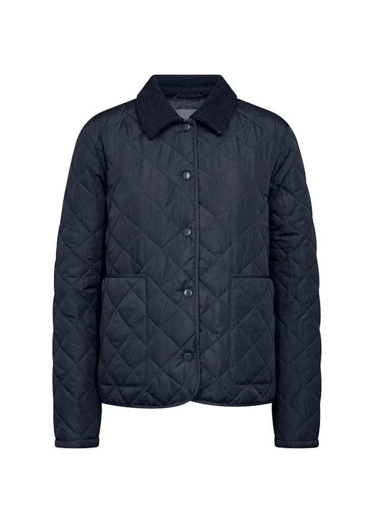 Fenya Jacket with Buttons in Navy