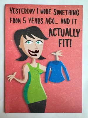 FIVE YEARS AGO CARD