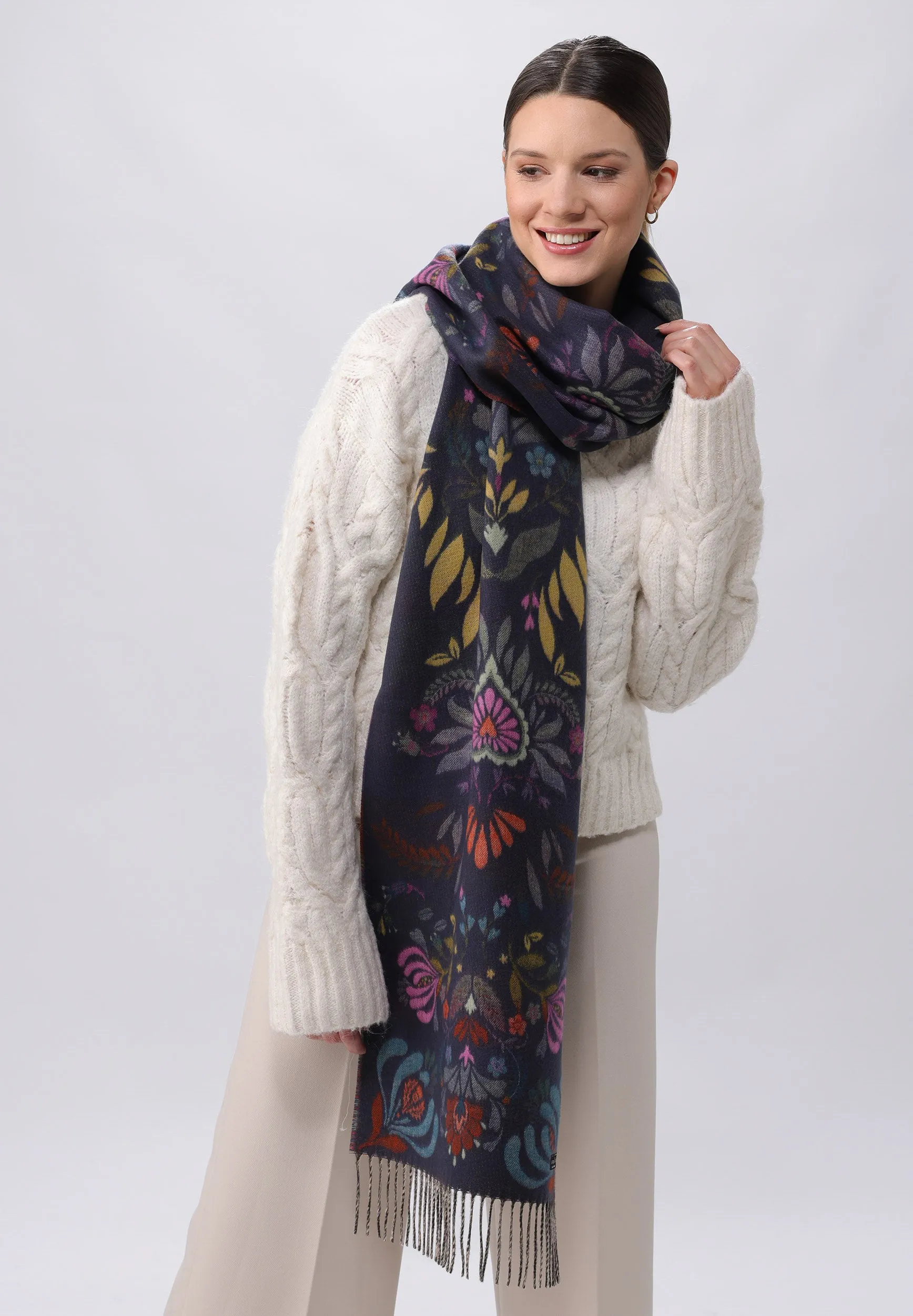 Folklore Ornamental Cashmink Scarf