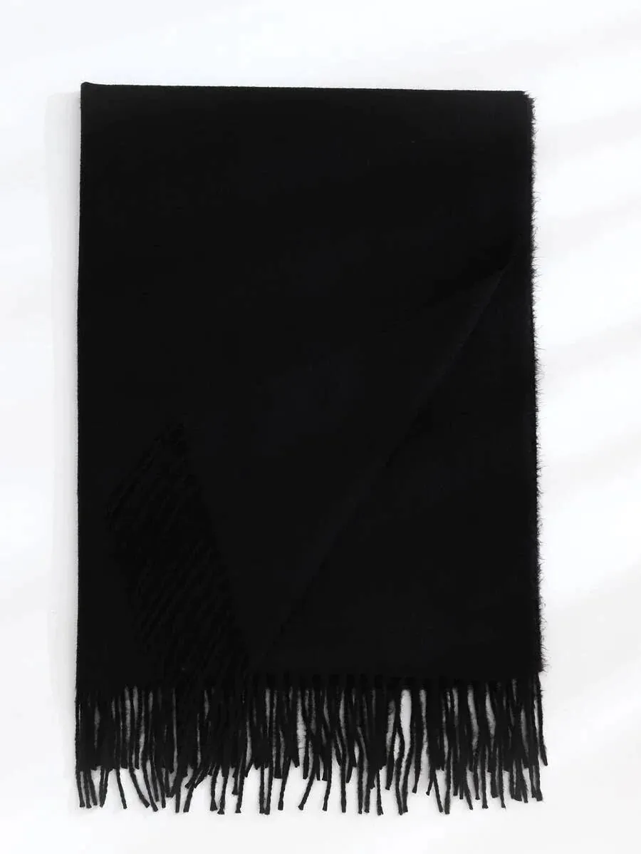 Fringe Hem Scarf