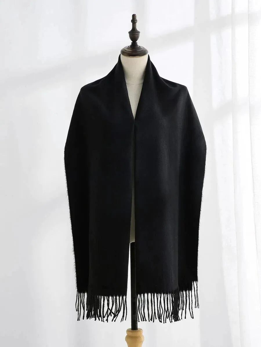 Fringe Hem Scarf