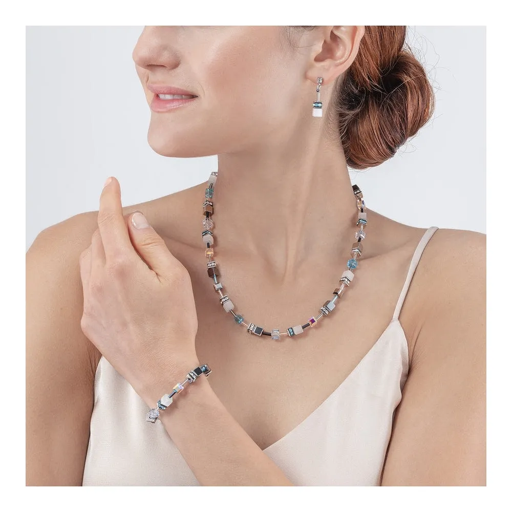 Geocube Iconic Aqua Jewellery Set - 4012/SET-2000