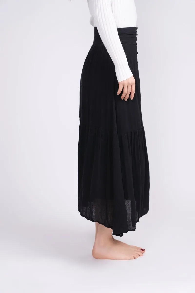 GWENYTH SKIRT (Jet Black)