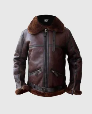 Men's Coffmen Shearling Leather Jacket