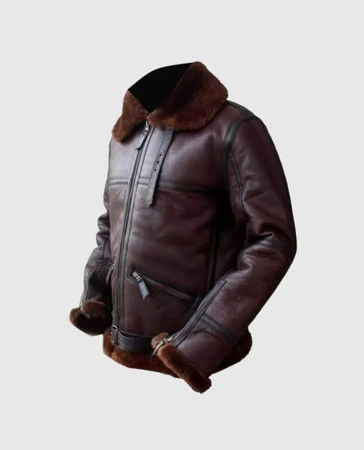 Men's Coffmen Shearling Leather Jacket