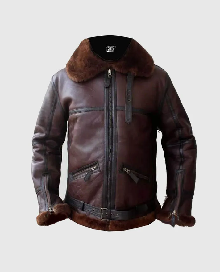 Men's Coffmen Shearling Leather Jacket