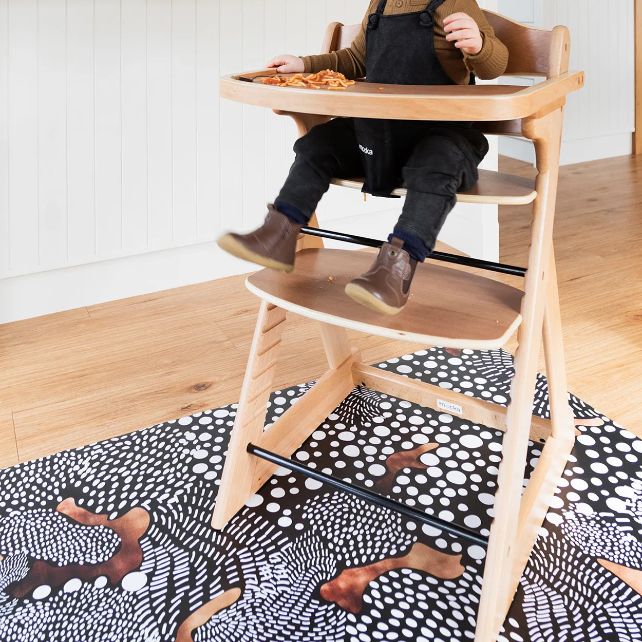 MESS MAT - Black, White & Copper