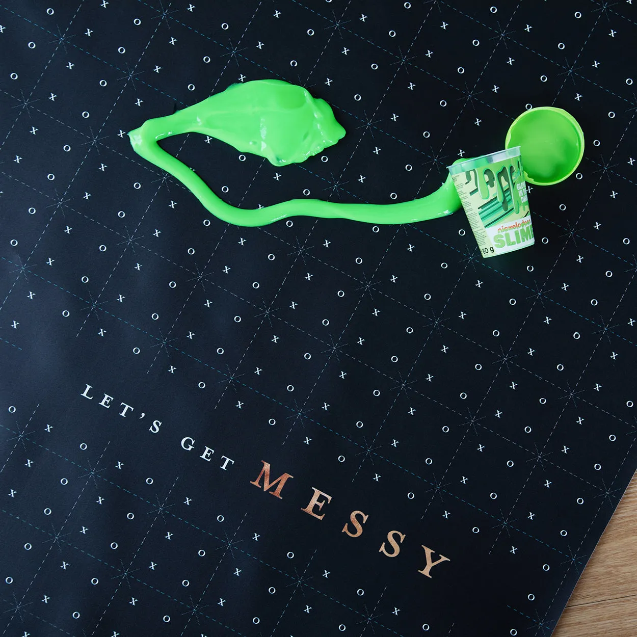 MESS MAT - Black, White & Copper