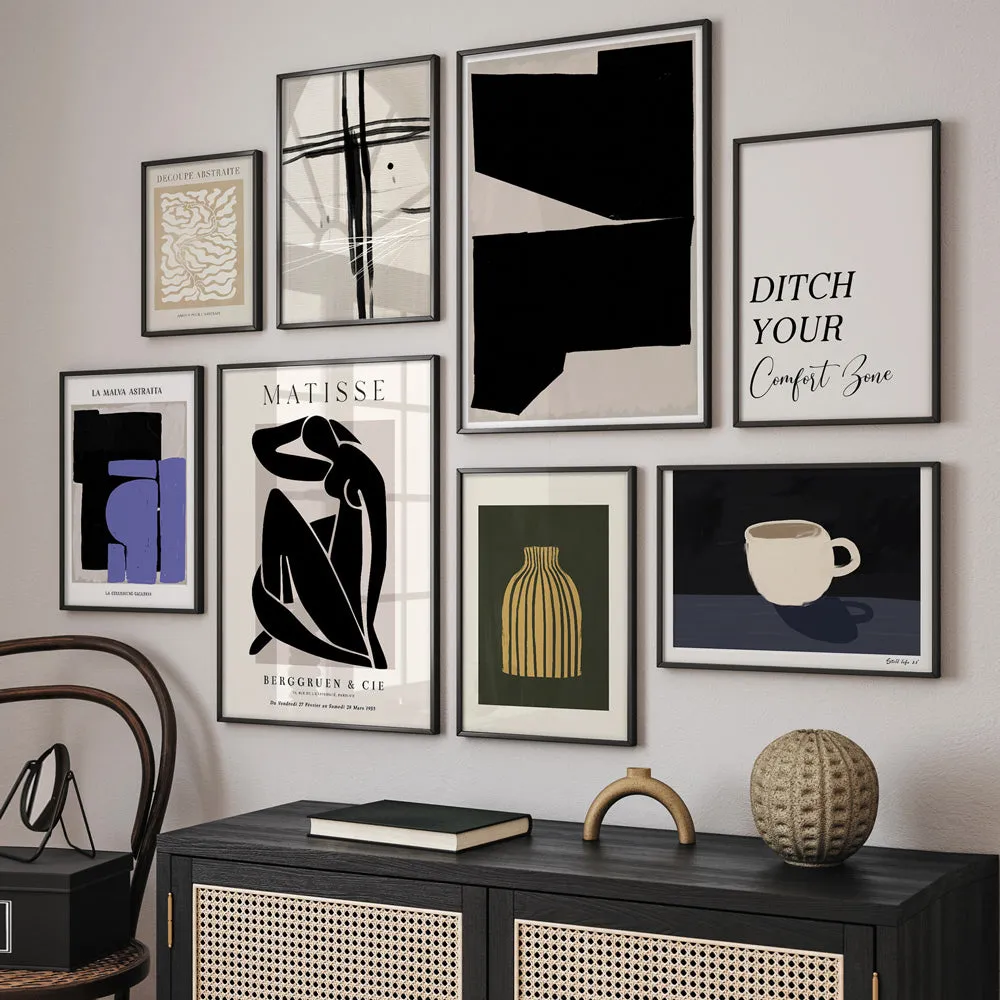 Monochrome Memories Gallery Wall Set of 8