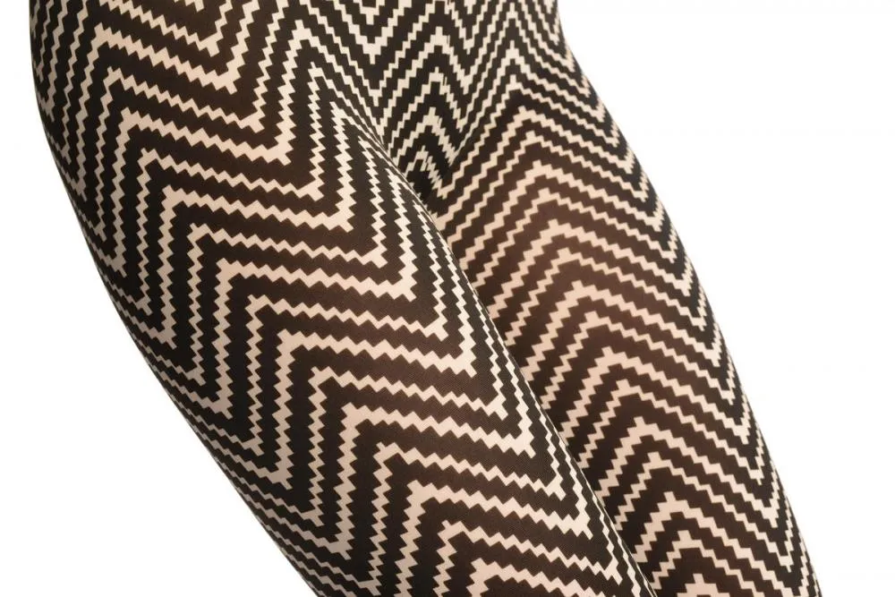 Monochrome Pixelated ZigZag