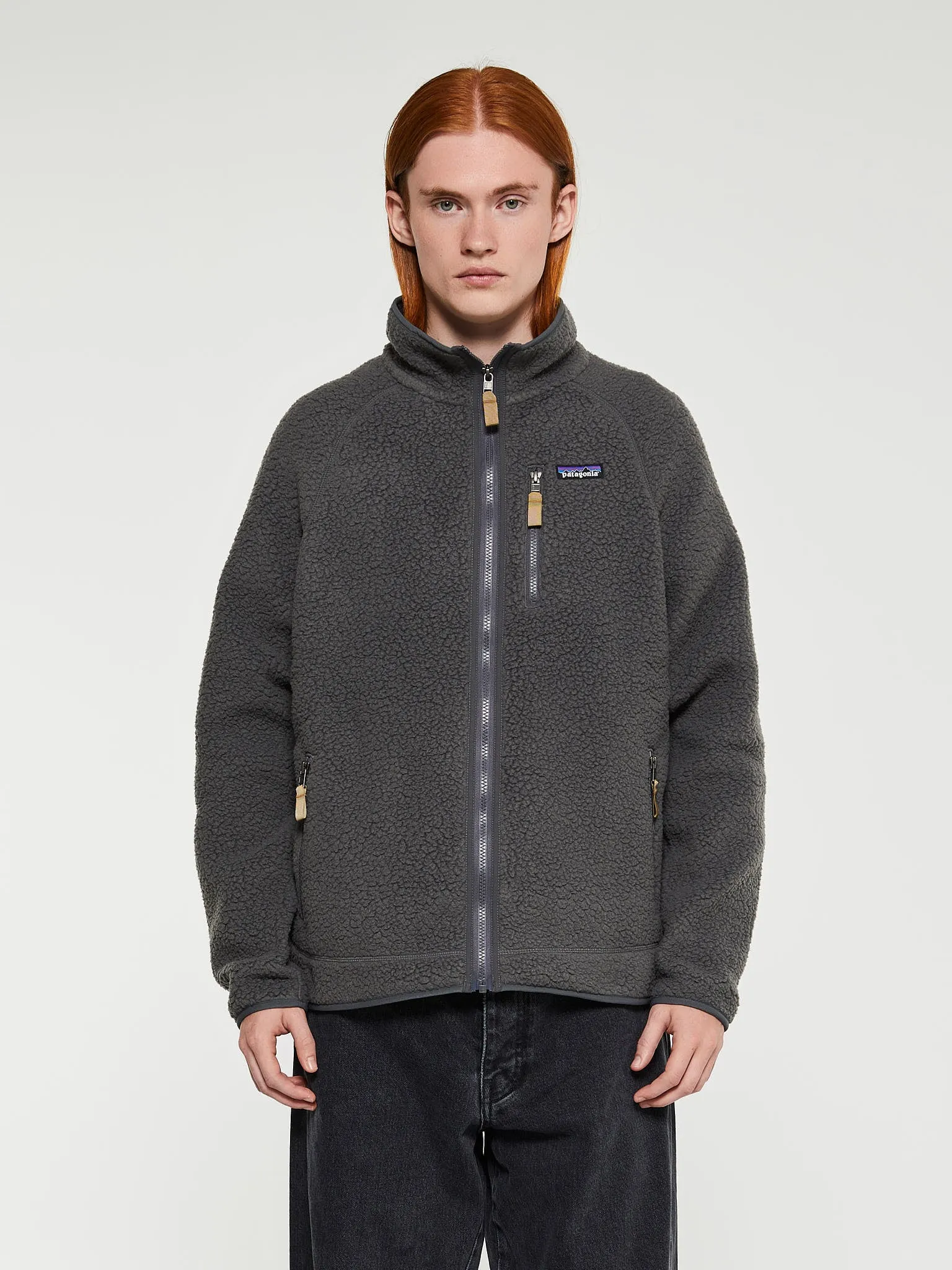 M's Retro Pile Jacket in Forge Grey