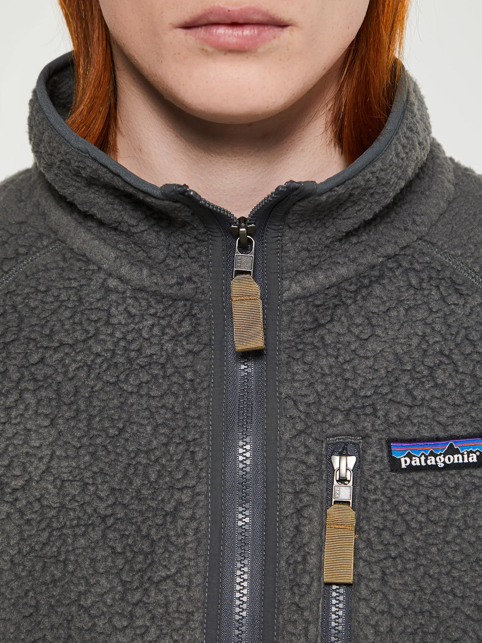 M's Retro Pile Jacket in Forge Grey