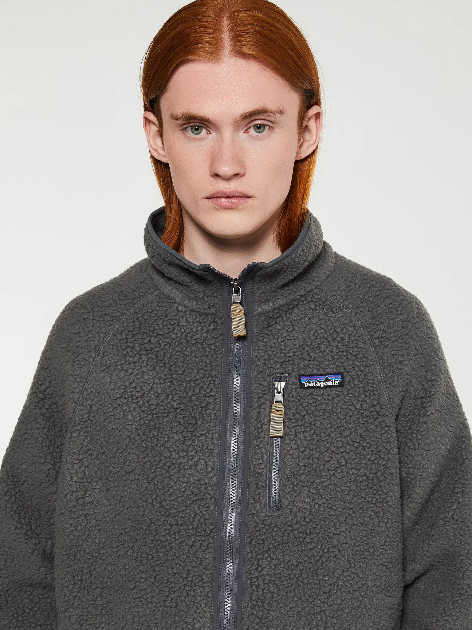 M's Retro Pile Jacket in Forge Grey