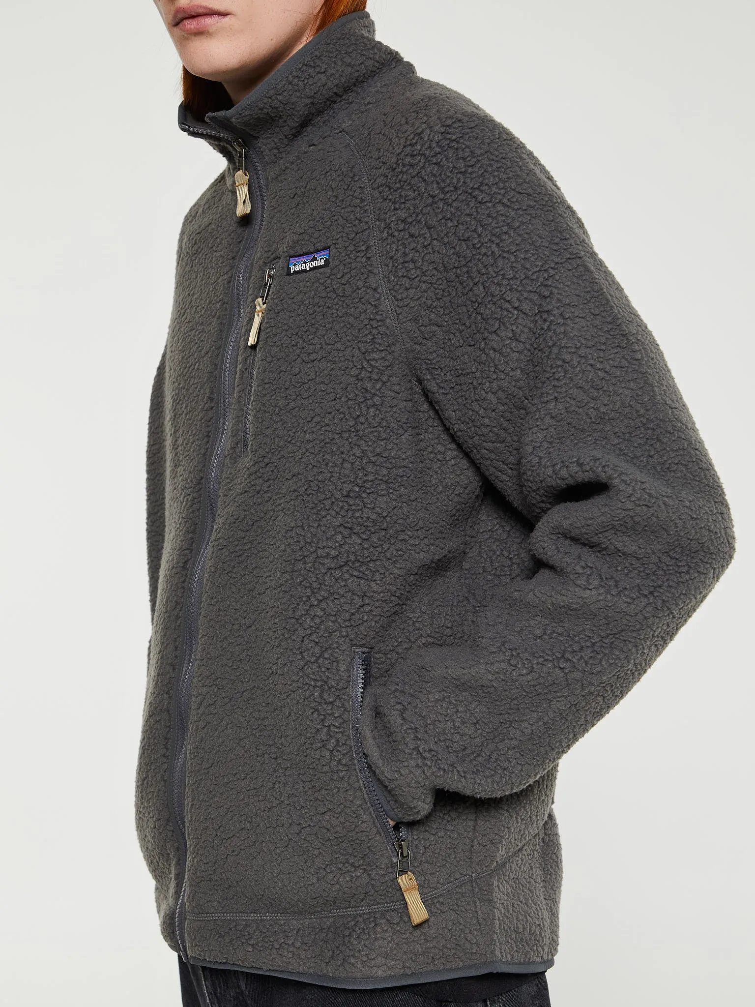 M's Retro Pile Jacket in Forge Grey