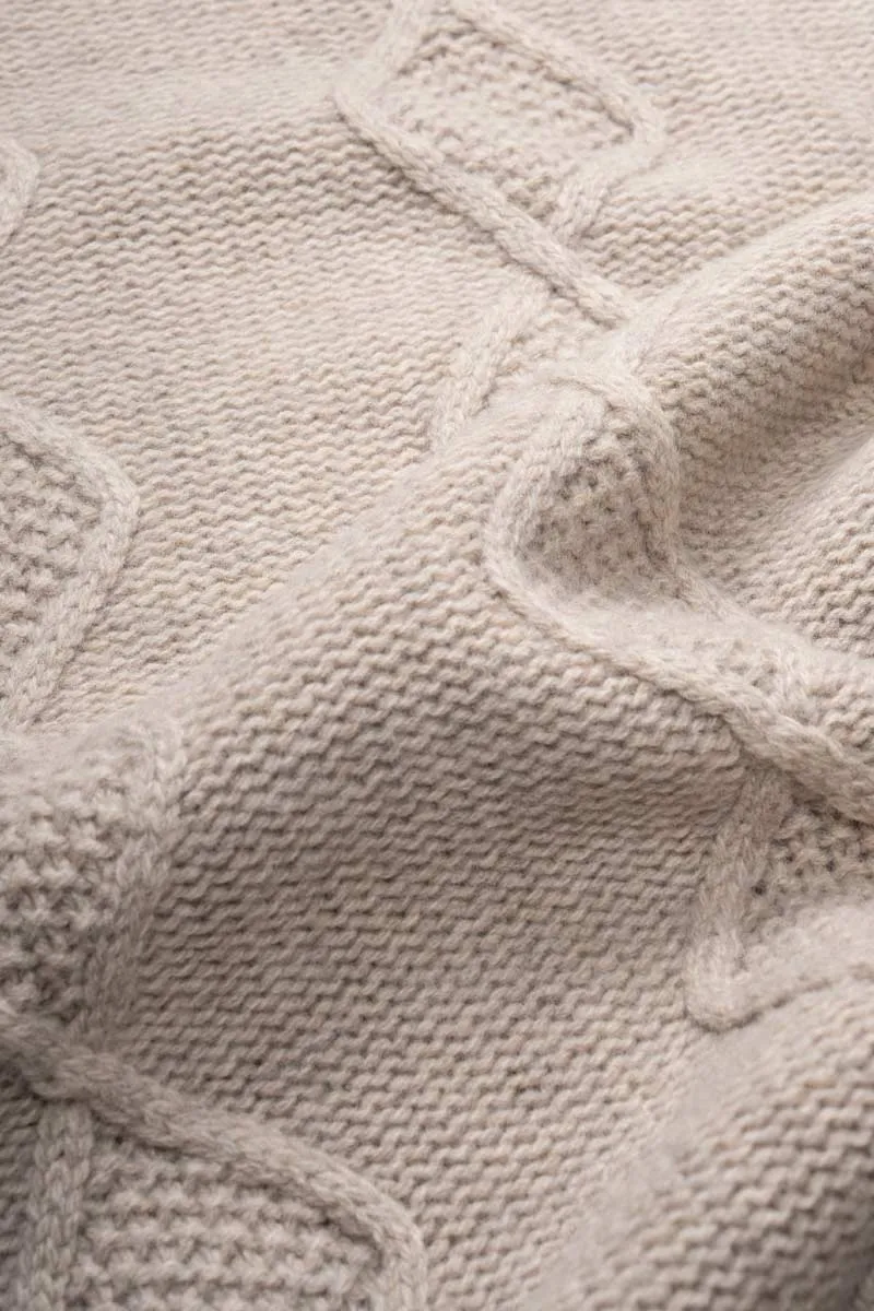 Norma Recycled Wool Vest Beige