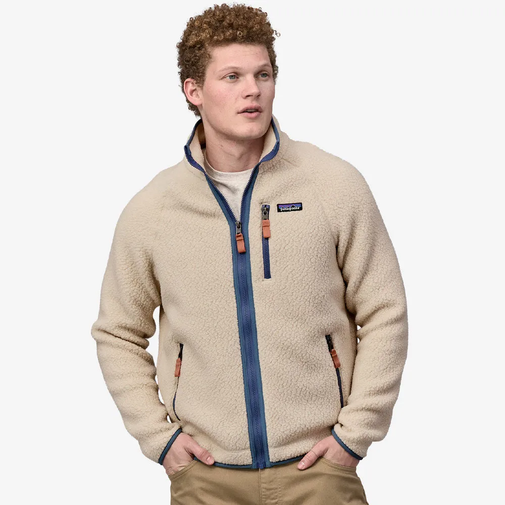 Patagonia Retro File Jacket - Dark Natural w/Utility Blue