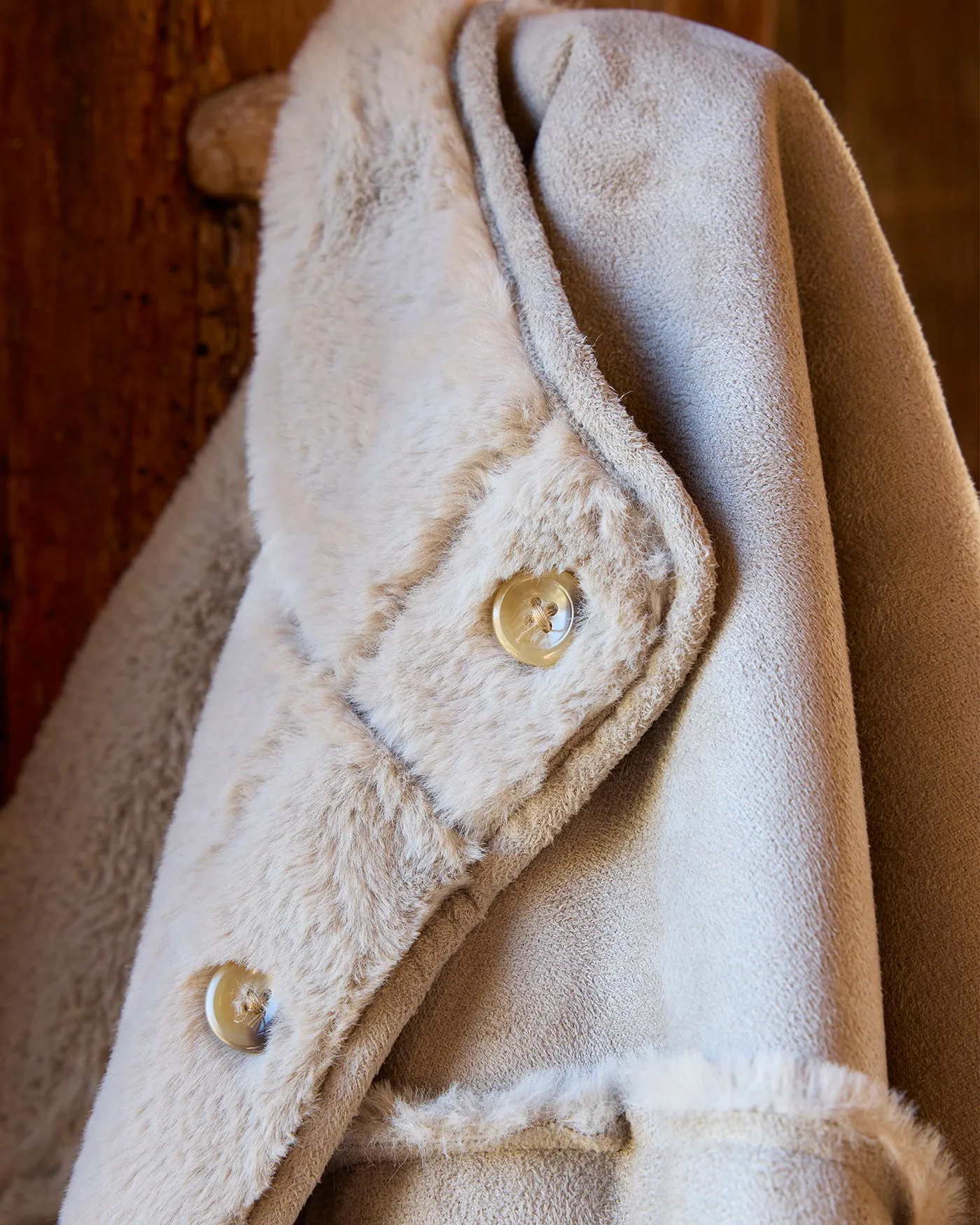 PENNINGTON REVERSIBLE FAUX FUR JACKET