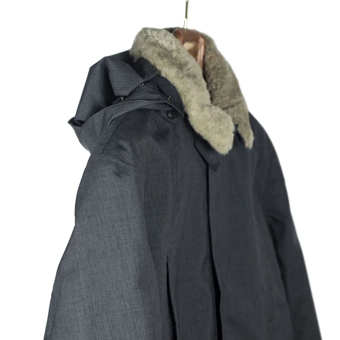 "Bumfreezer" jacket in Mixed Charcoal fabric (restock)