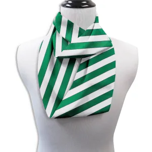 Scholastic Green/White - Infinity Scarves