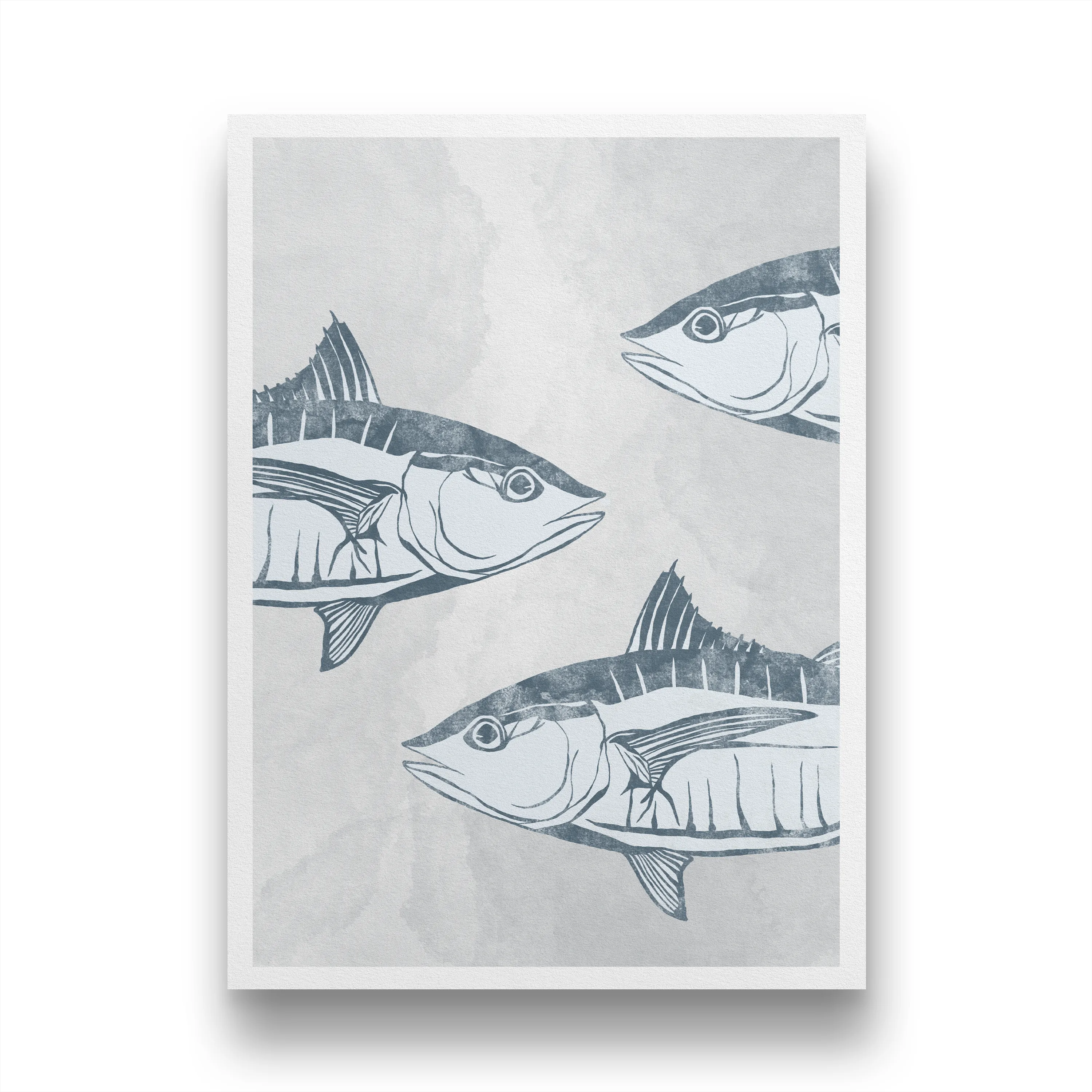 Tuna (Monochrome) Art Print