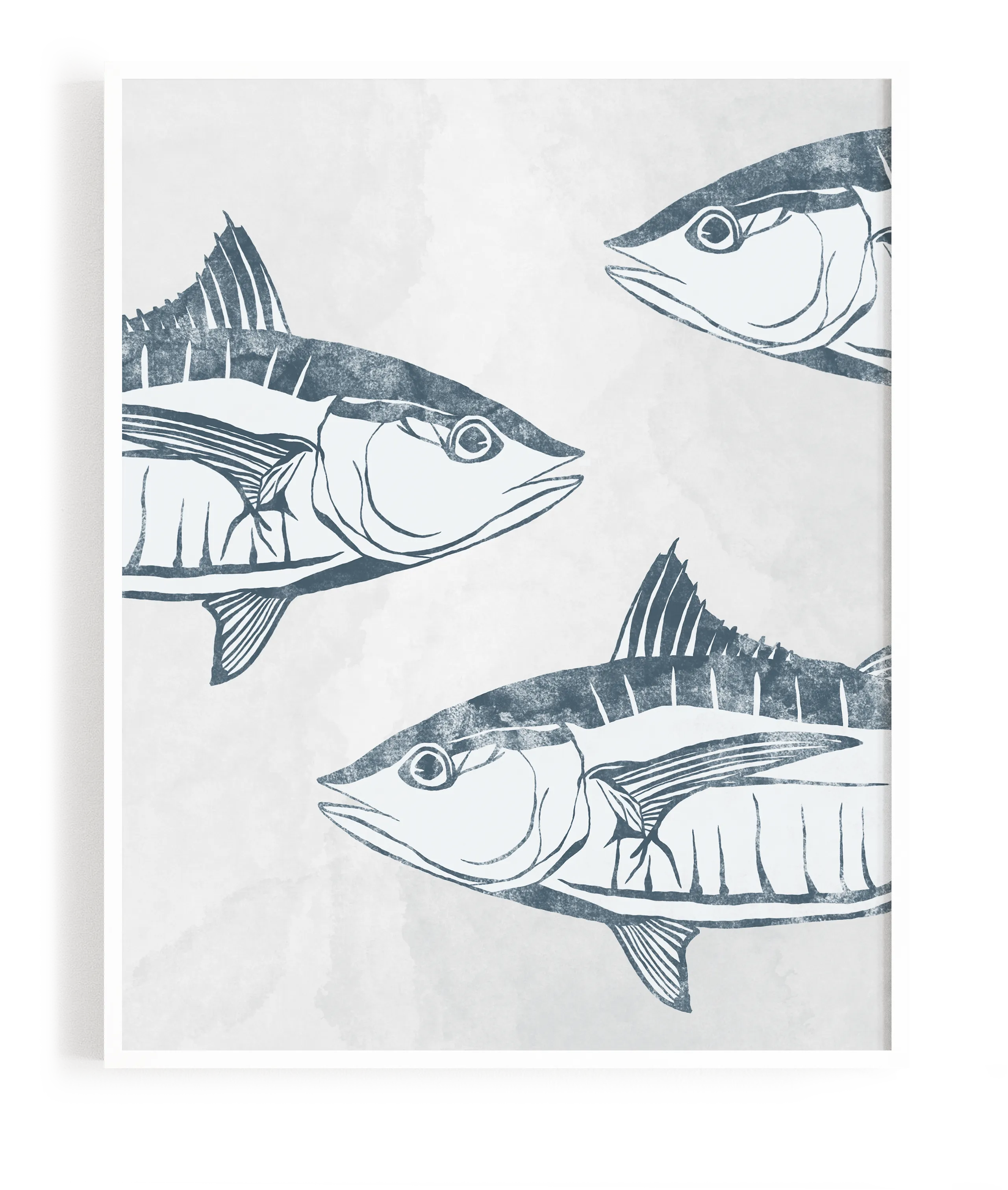 Tuna (Monochrome) Art Print