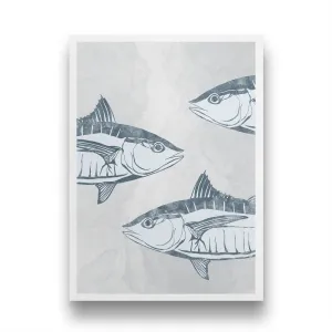 Tuna (Monochrome) Art Print