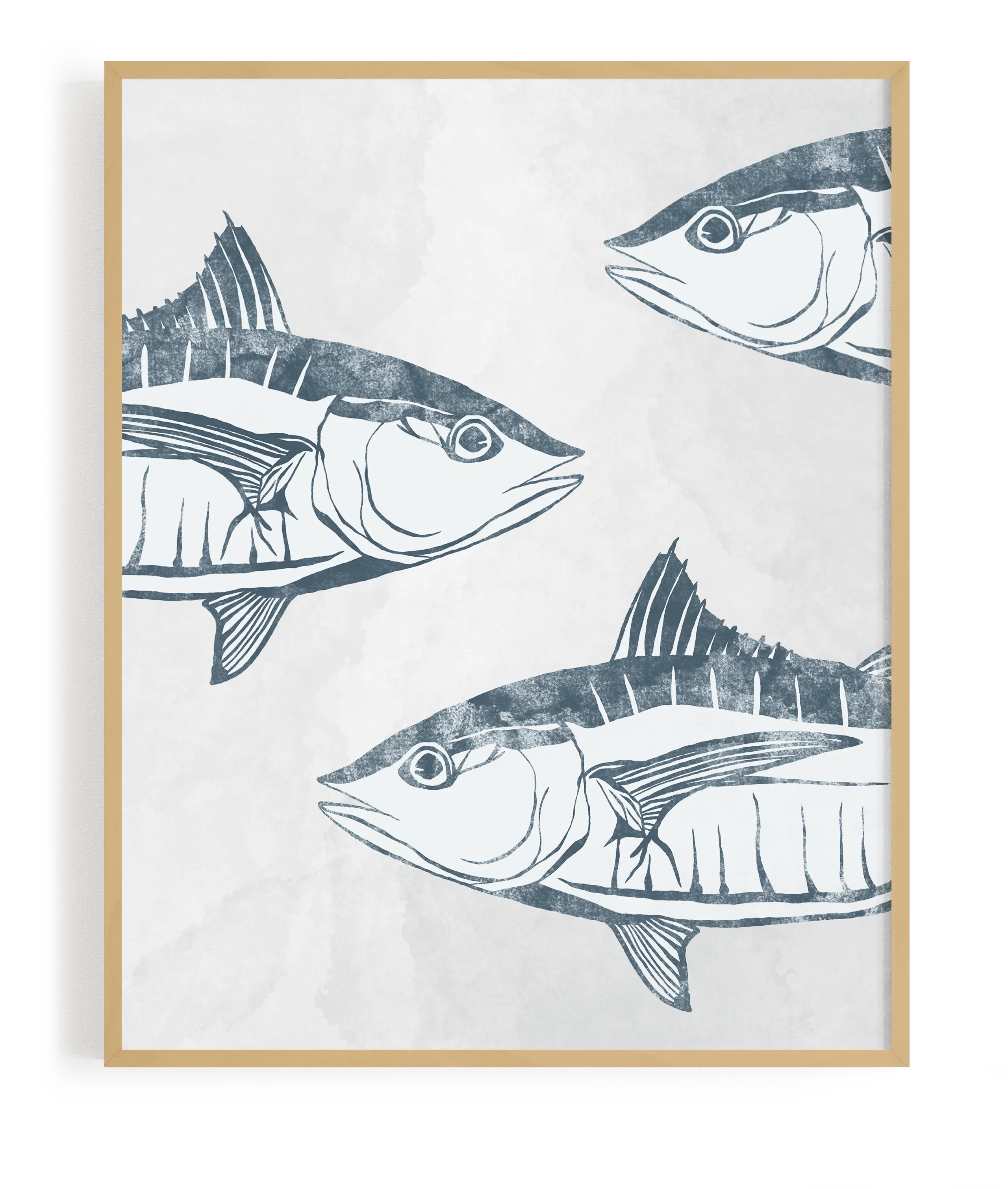 Tuna (Monochrome) Art Print