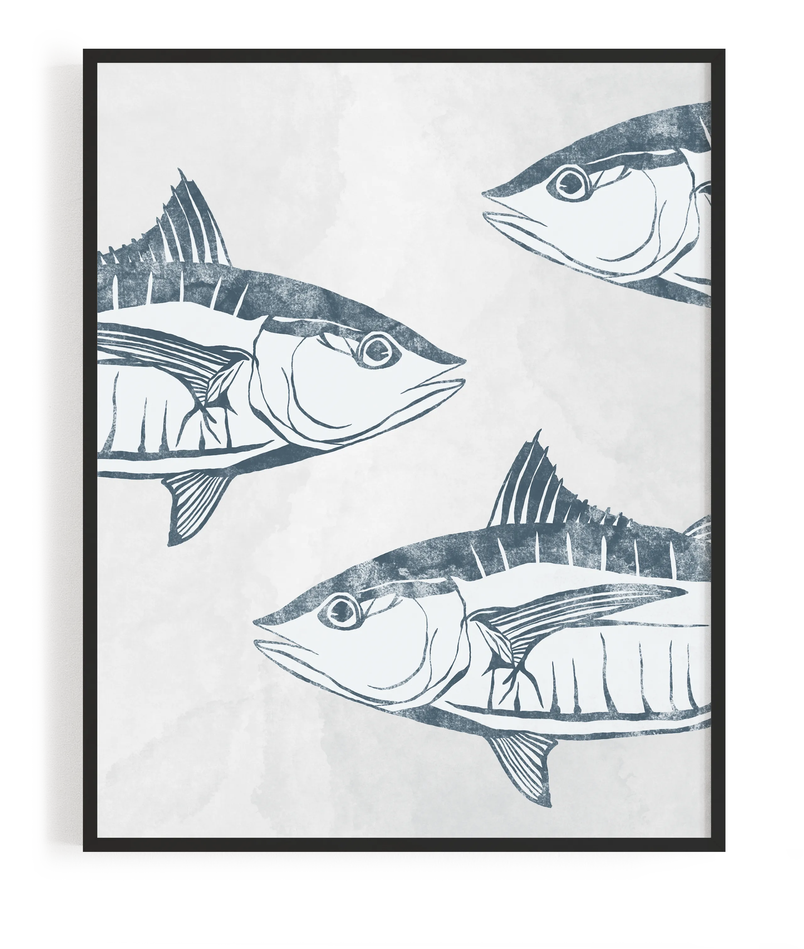 Tuna (Monochrome) Art Print