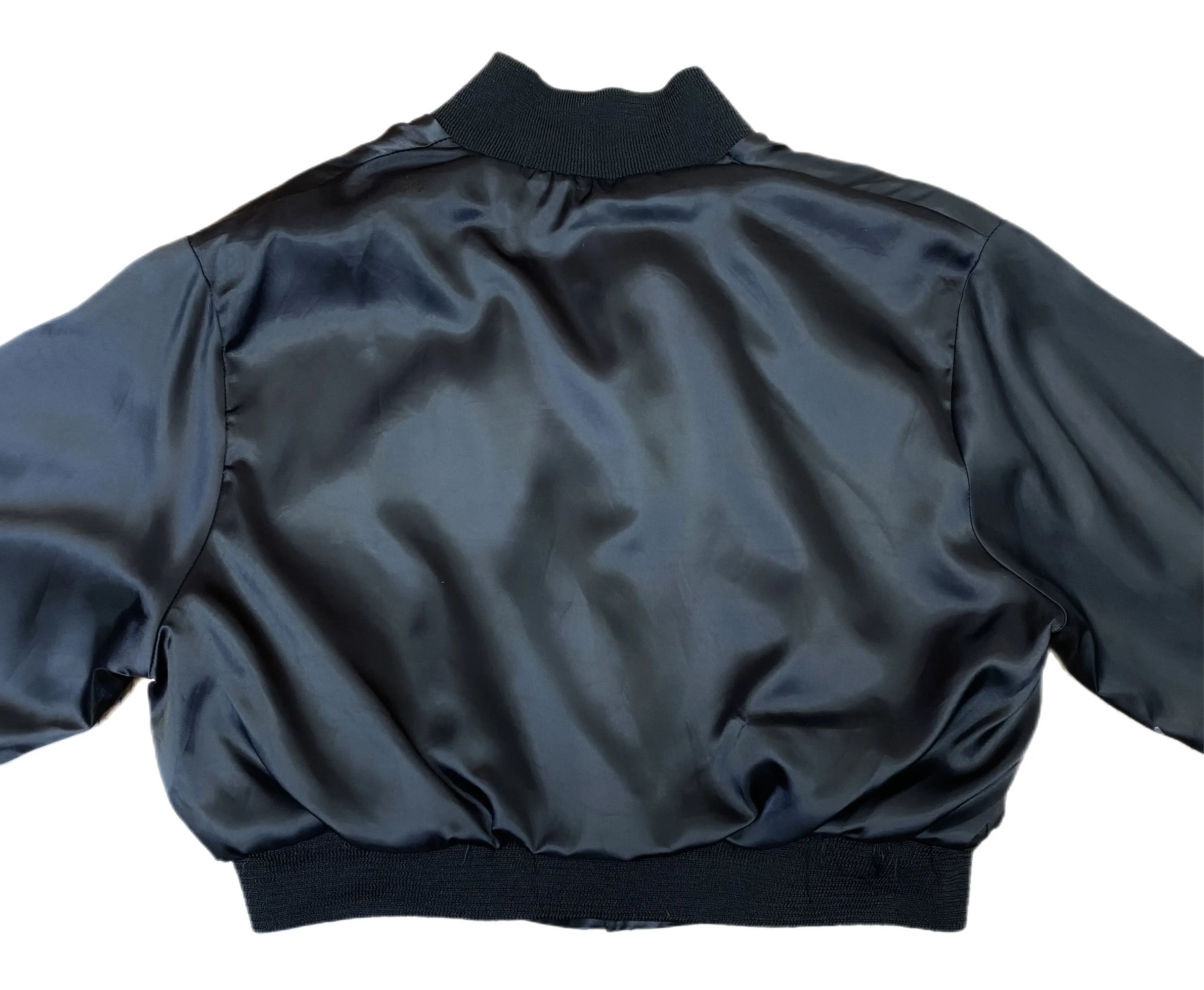 Vintage NASCAR Cropped Bomber Jacket