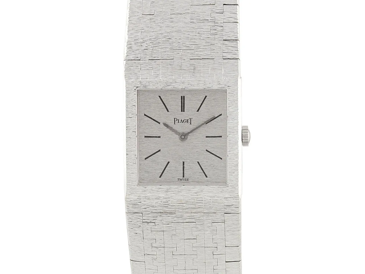 Vintage Piaget Watch in 18K White Gold, Manual Wind