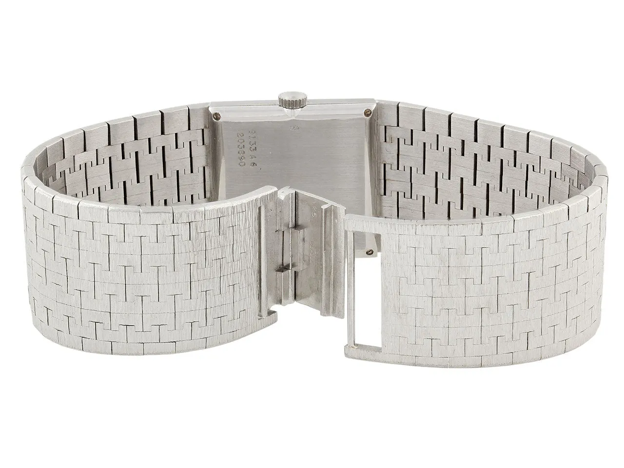Vintage Piaget Watch in 18K White Gold, Manual Wind