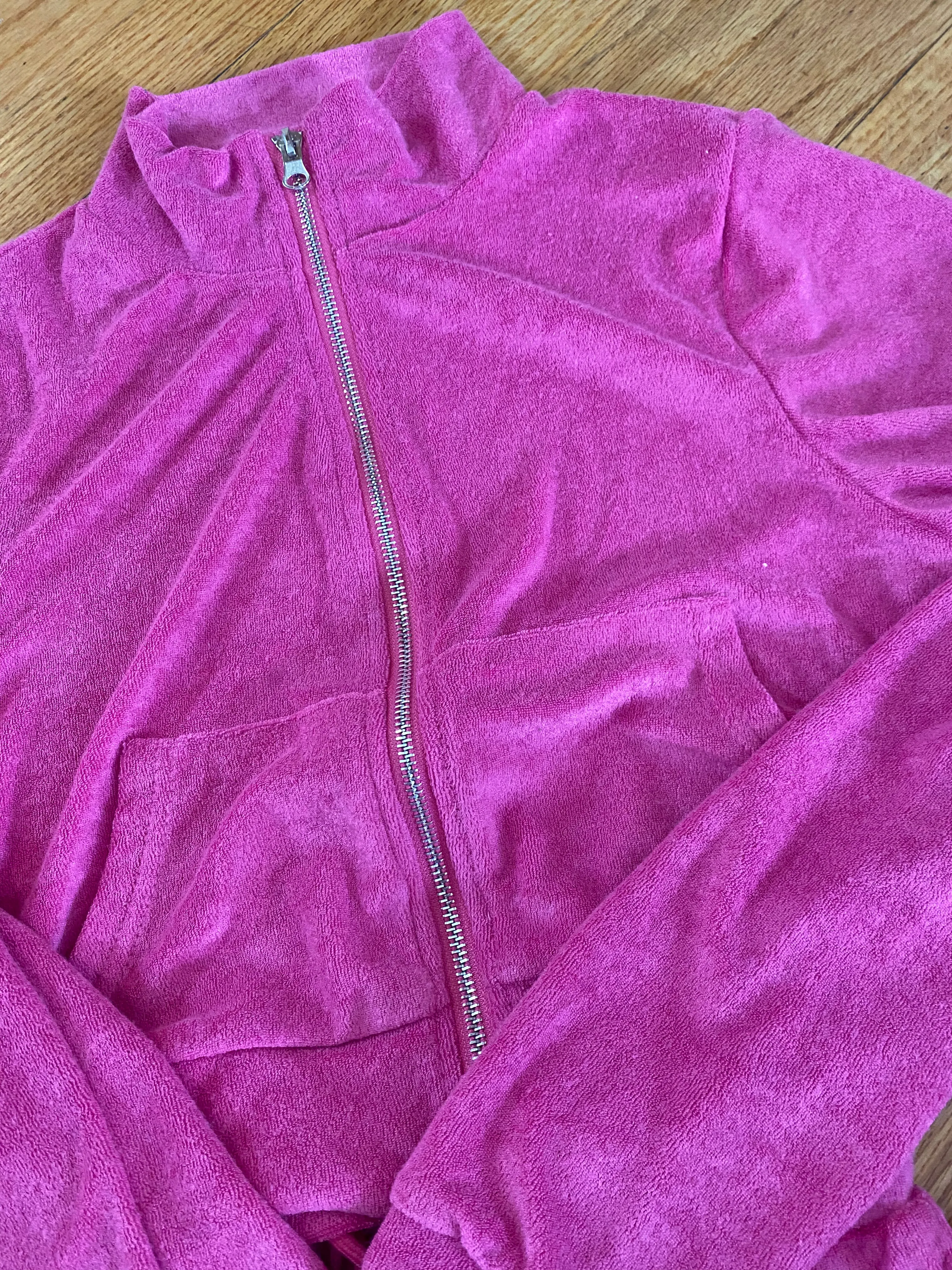 Wisco Terry Cropped Track Jacket