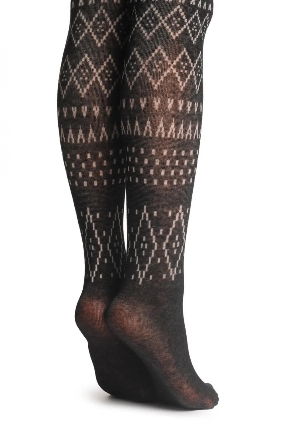 Woven Monochrome Aztec 100 Den